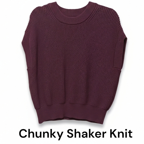 Ann Taylor Sweater Chunky Shaker Knit Sweater Size Large NWOT $98 Retail - Picture 4 of 10